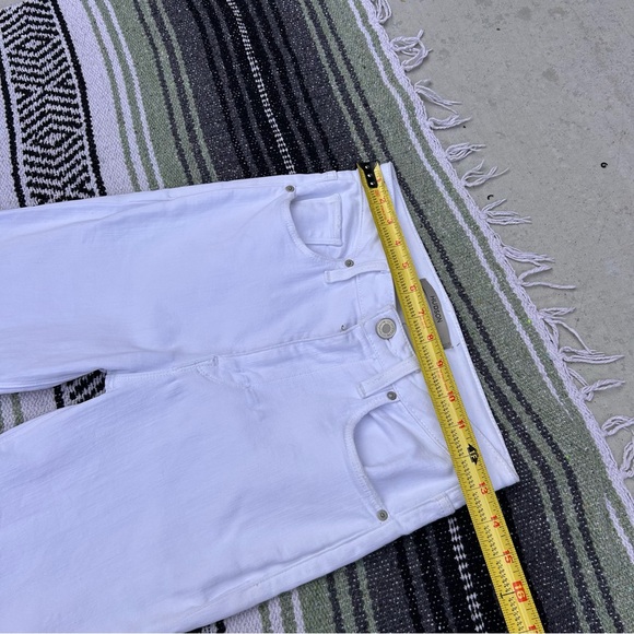 Hudson jeans holly high rise bell bottom flare white jeans - Picture 2 of 14